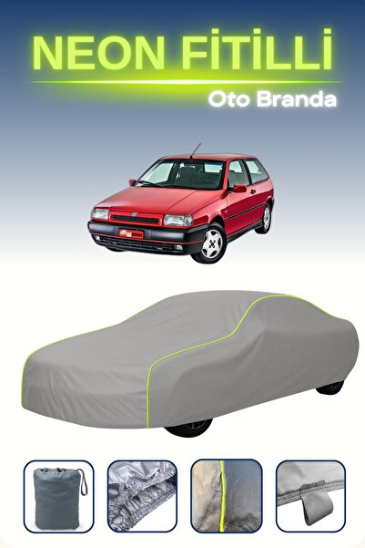 Cemku Shine رمادي [فيات تيبو] مشمع سيارة متوافق مع النيون، مقاوم للماء والغبار