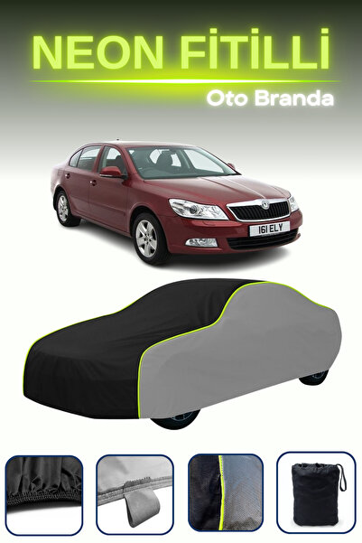 Cemku Shade رمادي-أسود-رمادي [سكودا اوكتافيا 2008 - 2012] مشمع سيارة متوافق م...