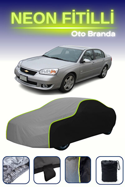 Cemku Fast أسود-رمادي-أسود [شيفروليه ماليبو 6] غطاء سيارة متوافق مع حبال الني...