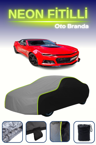 Cemku Fast أسود-رمادي-أسود [شيفروليه كامارو كابريوليه 2016 - 2018] مشمع سيارة...