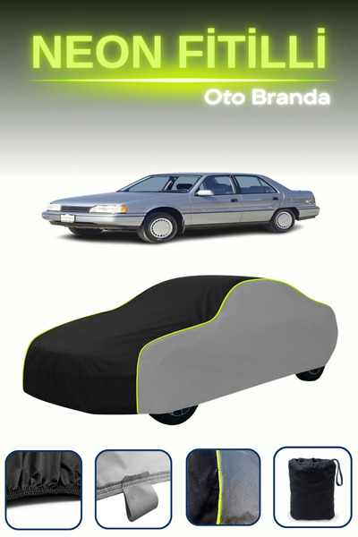 Cemku Shade رمادي-أسود-رمادي [هيونداي سوناتا 1] قماش مشمع مناسب للسيارة متواف...