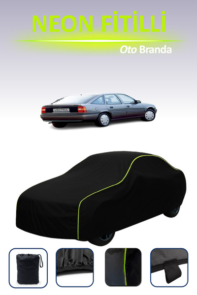 Cemku Cool أسود [أوبل فيكترا هاتشباك 1992 - 1995] مشمع سيارة متوافق مع حبال ا...