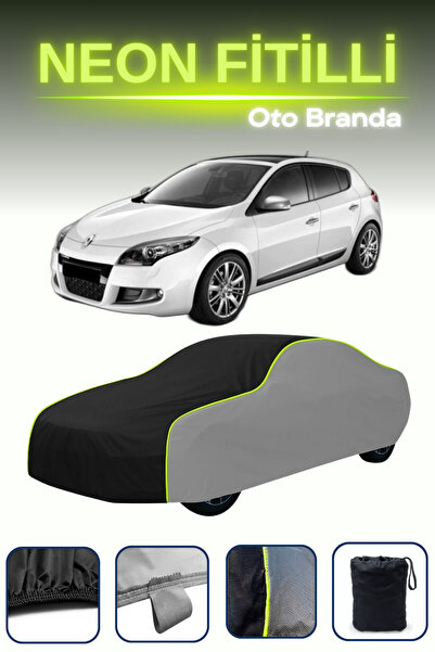 Cemku Shade رمادي-أسود-رمادي [رينو ميجان 5 أبواب 2008 - 2014] مشمع سيارة متوا...