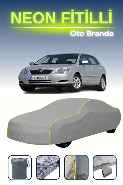 Cemku Shine رمادي [تويوتا كورولا 5 أبواب 2002 - 2004] مشمع سيارة متوافق مع حب...