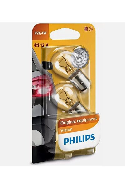 Philips P21/4W, Vision12V Orijinal Ekipman Otomotiv Ampulü, 2'li Paket
