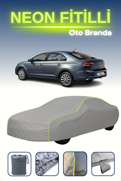 Cemku Shine رمادي [فولكس فاجن بولو سيدان 2010 - 2021] مشمع سيارة متوافق مع حب...