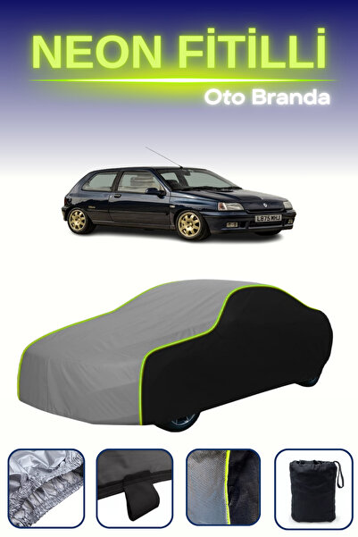 Cemku Fast أسود-رمادي-أسود [رينو كليو ويليامز 1993 - 1996] مشمع سيارة متوافق مع النيون