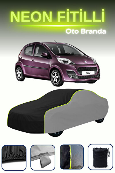 Cemku Shade رمادي-أسود-رمادي [بيجو 107 5 أبواب 2008 - 2014] مشمع سيارة متوافق...