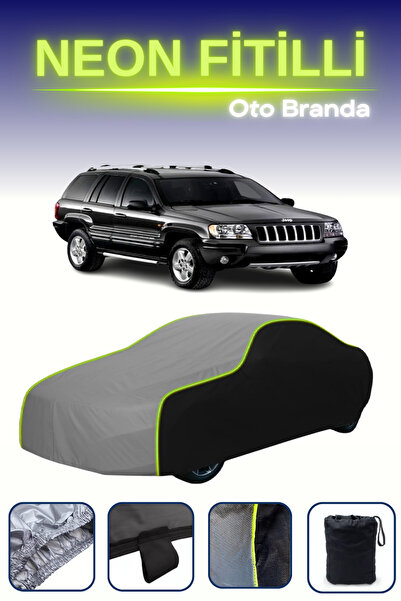 Cemku Fast أسود-رمادي-أسود [جيب جراند شيروكي 2003 - 2005] مشمع سيارة متوافق م...