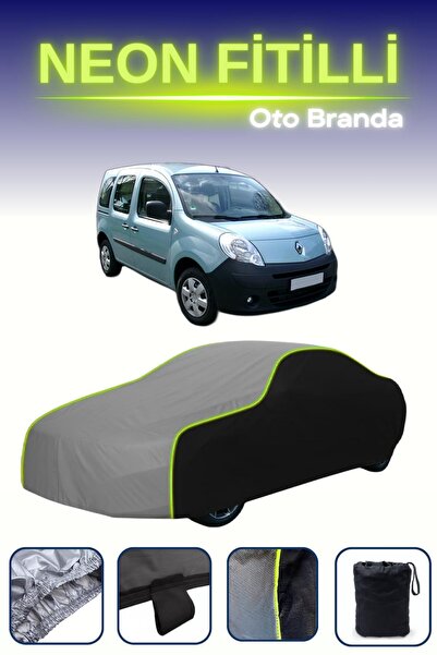 Cemku Fast أسود-رمادي-أسود [رينو كانجو 3] مشمع سيارة متوافق مع حبال النيون، م...