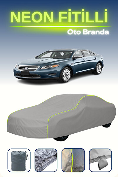 Cemku Shine Gray [Ford Taurus 2010 - 2013] Compatible Neon Corded Car Tarpaul...