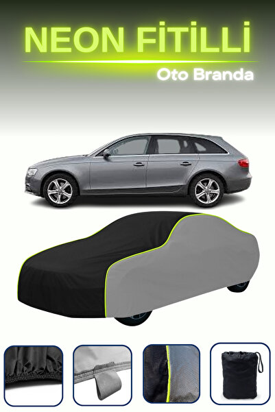 Cemku Shade رمادي-أسود-رمادي [أودي A4 أفانت 2012 - 2016] قماش مشمع متوافق مع ...