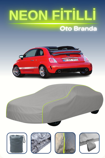 Cemku Shine Gray [Fiat 500C Abarth Esseesse 2010 - 2021] Compatible Neon Cord...