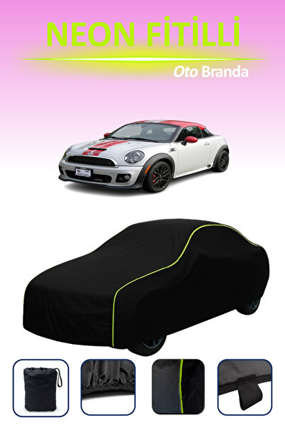 Cemku Cool أسود [ميني كوبر رودستر 2011 - 2015] مشمع سيارة متوافق مع حبال الني...