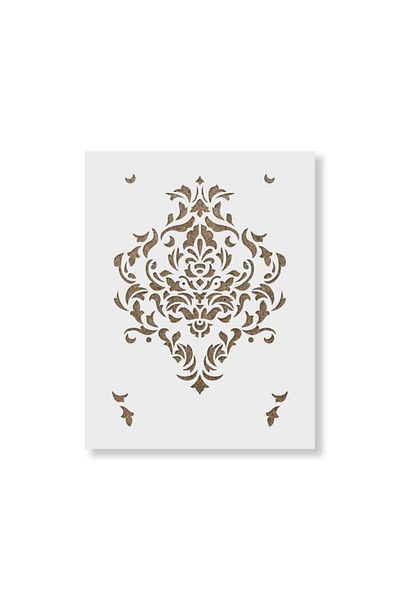 OEM Sablon Perete Vopsire, Tencuiala 900x600x0.7mm Damask Refolosibil, Model Mxsp7073