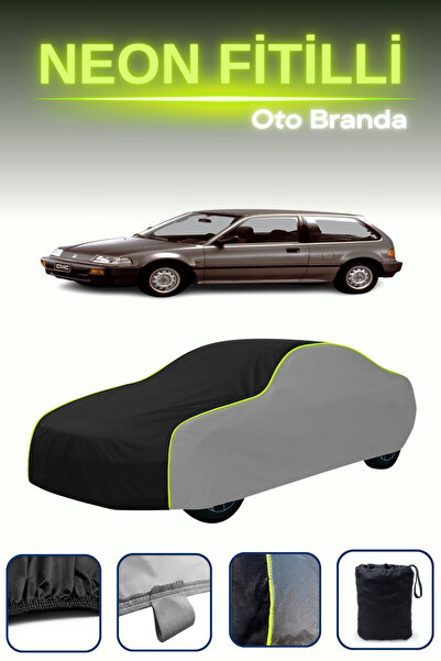 Cemku Shade رمادي-أسود-رمادي [هوندا سيفيك 3 أبواب 1987 - 1991] مشمع سيارة متو...