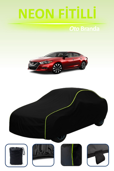 Cemku Cool أسود [نيسان ماكسيما 2016 - 2018] مشمع سيارة متوافق مع حبال النيون،...