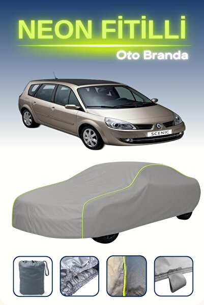 Cemku Shine رمادي [رينو ميجان سينيك] متوافق مع مشمع السيارة المضلع النيون، مق...