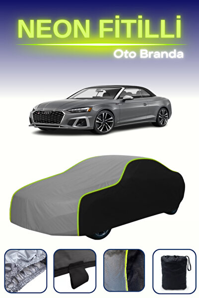 Cemku Fast أسود-رمادي-أسود [أودي S5 كابريوليه 2016 - 2021] مشمع سيارة متوافق ...