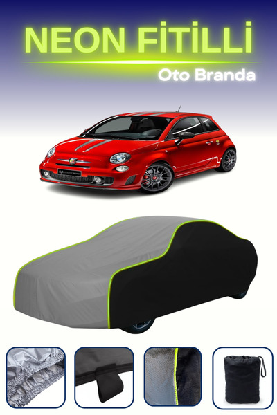 Cemku Fast Black-Grey-Black [Fiat 500 Abarth 695 Tributo Ferrari 2009 - 2021]...