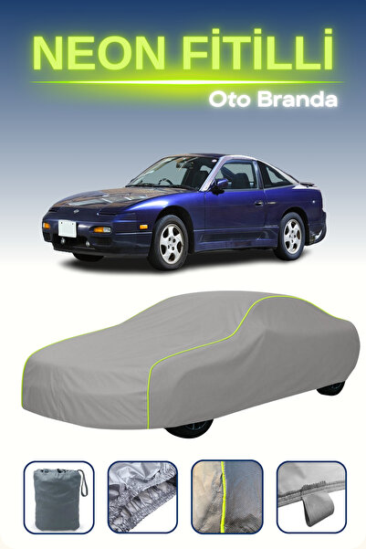 Cemku Shine رمادي [Nissan 180 Sx] مشمع سيارة متوافق مع حبال النيون، مقاوم للم...
