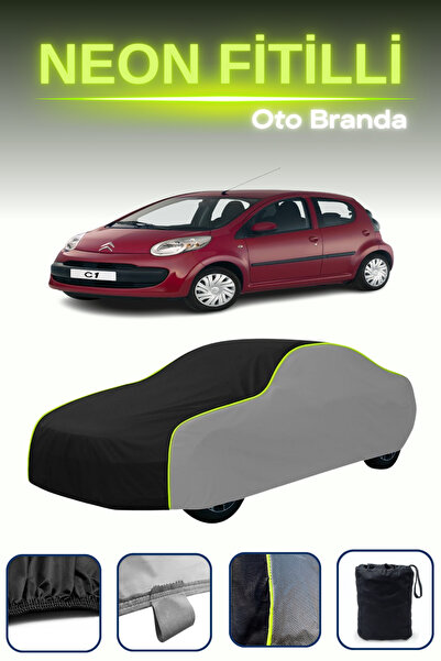 Cemku Shade رمادي-أسود-رمادي [Citroen C1 3 أبواب 2005 - 2009] مشمع سيارة متوا...