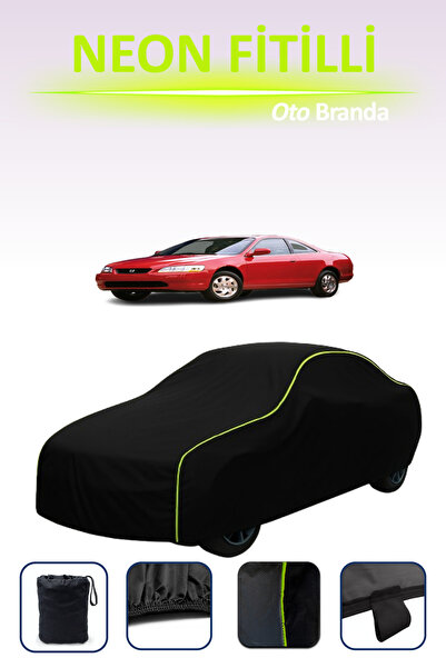 Cemku Cool أسود [هوندا أكورد كوبيه 1998 - 2002] مشمع سيارة متوافق مع حبال الن...