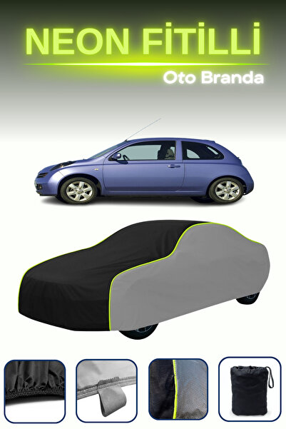 Cemku Shade رمادي-أسود-رمادي [نيسان ميكرا 3 أبواب 2003 - 2005] مشمع سيارة متو...