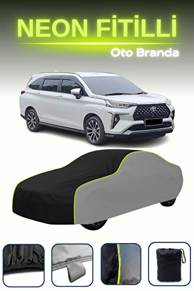 Cemku Shade رمادي-أسود-رمادي [Toyota Veloz] غطاء سيارة متوافق مع حبال النيون،...