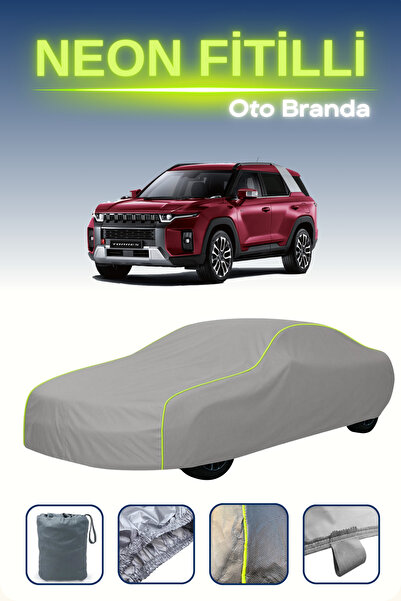 Cemku Shine رمادي [سانج يونج توريس] متوافق مع قماش السيارة النيون، مقاوم للما...