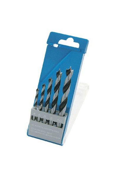 PROLINE Steel Wood Drill Bit Set 4-10Mm - 5P.