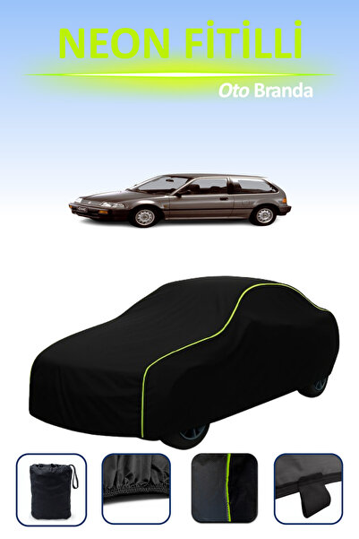 Cemku Cool أسود [هوندا سيفيك 4 هاتشباك] مشمع سيارة متوافق مع النيون، مقاوم لل...