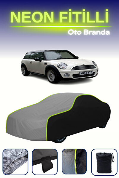 Cemku Fast أسود-رمادي-أسود [ميني كوبر كلوبمان 2007 - 2015] مشمع سيارة متوافق ...