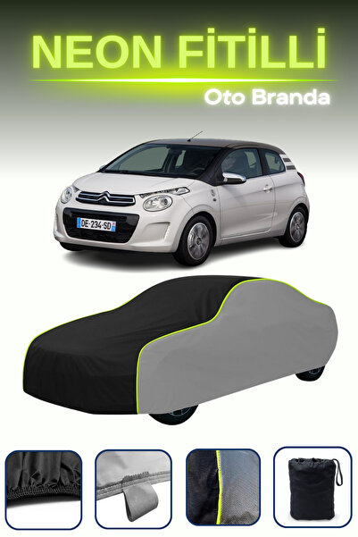 Cemku Shade رمادي-أسود-رمادي [Citroen C1 3 أبواب 2014 - 2021] مشمع سيارة متوا...