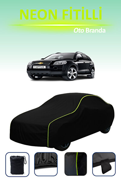 Cemku Cool أسود [شيفروليه كابتيفا 2006 - 2011] مشمع سيارة متوافق مع حبال الني...