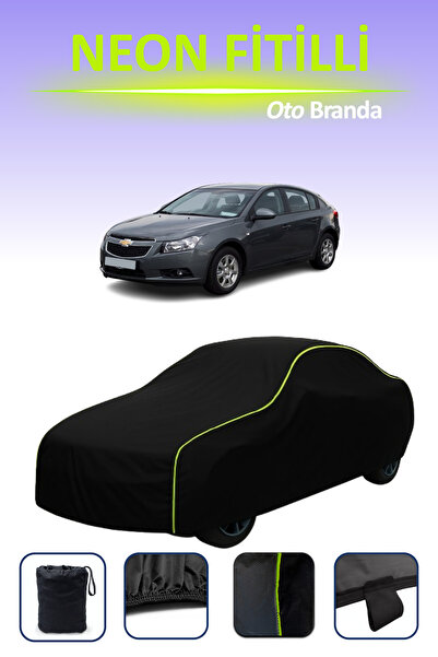 Cemku Cool أسود [شيفروليه كروز هاتشباك 2] مشمع سيارة متوافق مع حبال النيون، م...