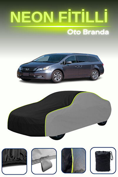 Cemku Shade رمادي-أسود-رمادي [هوندا أوديسي 2011 - 2017] قماش مشمع سيارة نيون ...