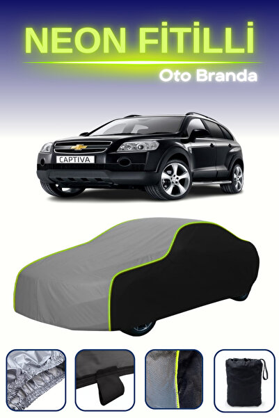 Cemku Fast أسود-رمادي-أسود [شيفروليه كابتيفا 2006 - 2011] مشمع سيارة متوافق م...