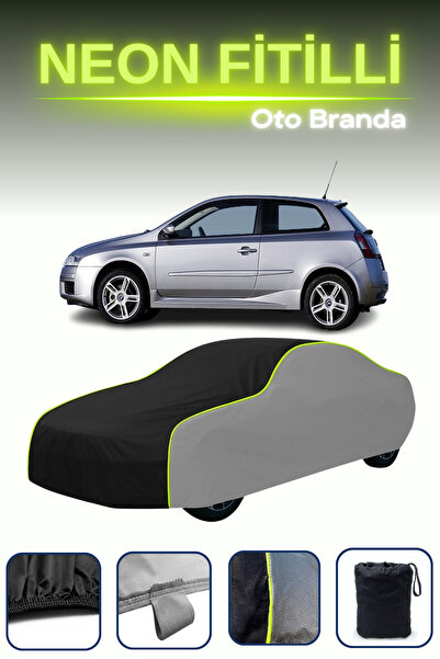 Cemku Shade رمادي-أسود-رمادي [Fiat Stilo 3 أبواب 2006 - 2007] مشمع سيارة متوا...