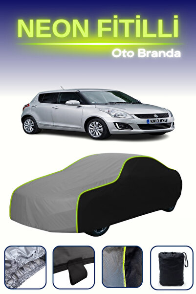 Cemku Fast أسود-رمادي-أسود [سوزوكي سويفت 5 أبواب 2014 - 2017] مشمع سيارة متوا...