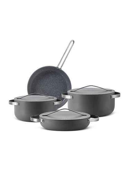 Aryıldız Nexus Gray 7 Piece Cookware Set