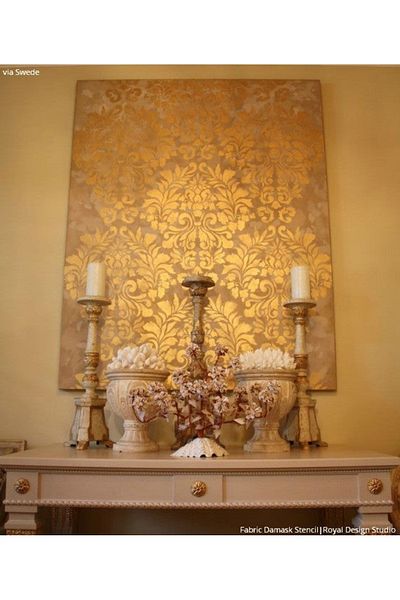 OEM Sablon Perete Vopsire, Tencuiala Dimensiune 900x600 X Mm Grosime 0,7mm Fabric Damask Model Mxsp7509