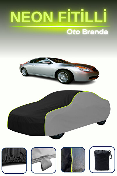 Cemku Shade رمادي-أسود-رمادي [نيسان ألتيما 4 كوبيه] غطاء سيارة متوافق مع حبال...