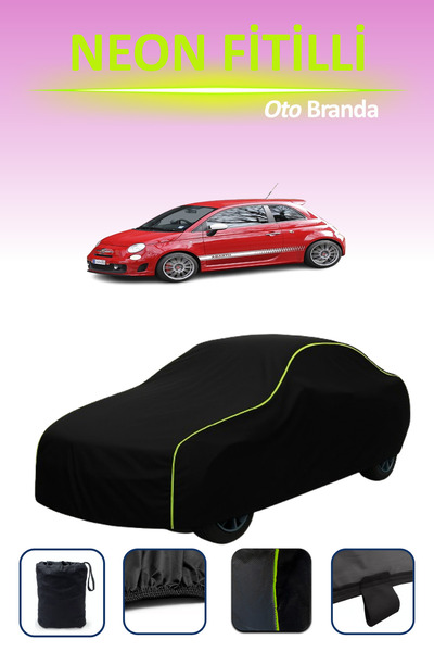 Cemku Cool Black [Fiat 500 Abarth Esseesse 2009 - 2021] Compatible Neon Corde...