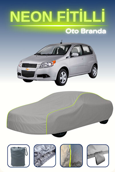 Cemku Shine رمادي [شيفروليه أفيو هاتشباك] مشمع سيارة متوافق مع النيون، مقاوم ...