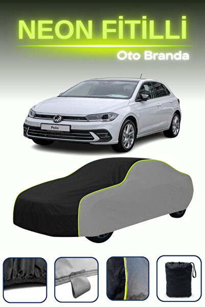 Cemku Shade Gri-Siyah-Gri [Volkswagen Polo Vı] Uyumlu Neon Fitilli Araba Bran...