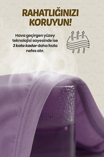 BEGATEKS Kadın Külot Yüksek Bel Büyük Beden 7'li Paket - Pamuklu Kumaş, 7 Farklı Renk Seçeneği