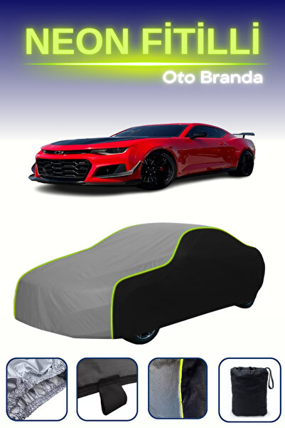 Cemku Fast أسود-رمادي-أسود [شيفروليه كامارو Zl1 2018 - 2021] مشمع سيارة متواف...