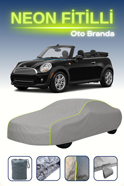 Cemku Shine رمادي [ميني كوبر كونفيرتبل 2015 - 2018] مشمع سيارة متوافق مع حبال...