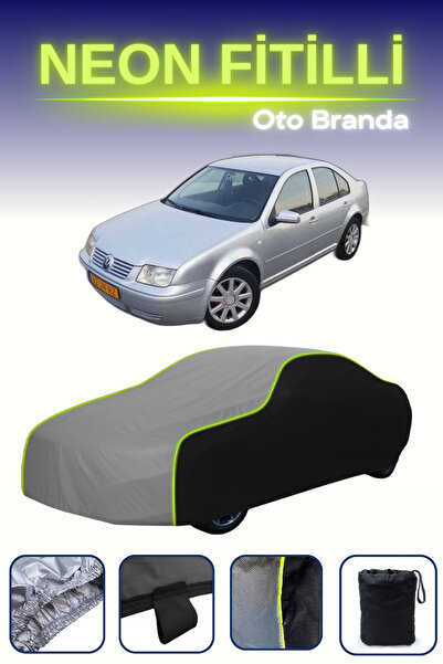 Cemku Fast أسود-رمادي-أسود [فولكس فاجن بورا] غطاء سيارة متوافق مع حبال النيون...